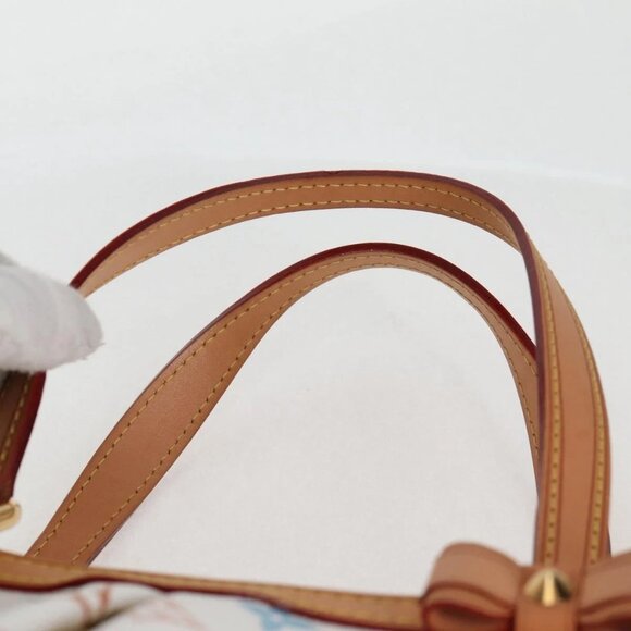LOUIS VUITTON Multicolor Shirley GM Hand Bag 2way White M93214 LV Auth 115639AM - Picture 9 of 16